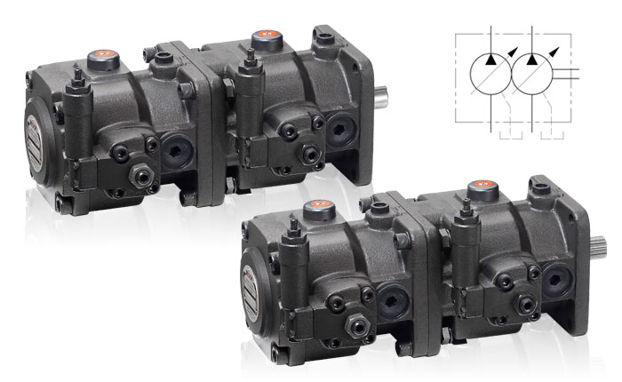 VP66FD Variable Displacement Double Vane Pumps